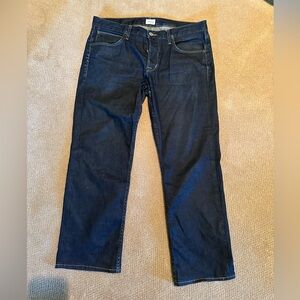 Men’s Hudson dark wash straight leg jeans. 36x29. Smoke and pet free home.